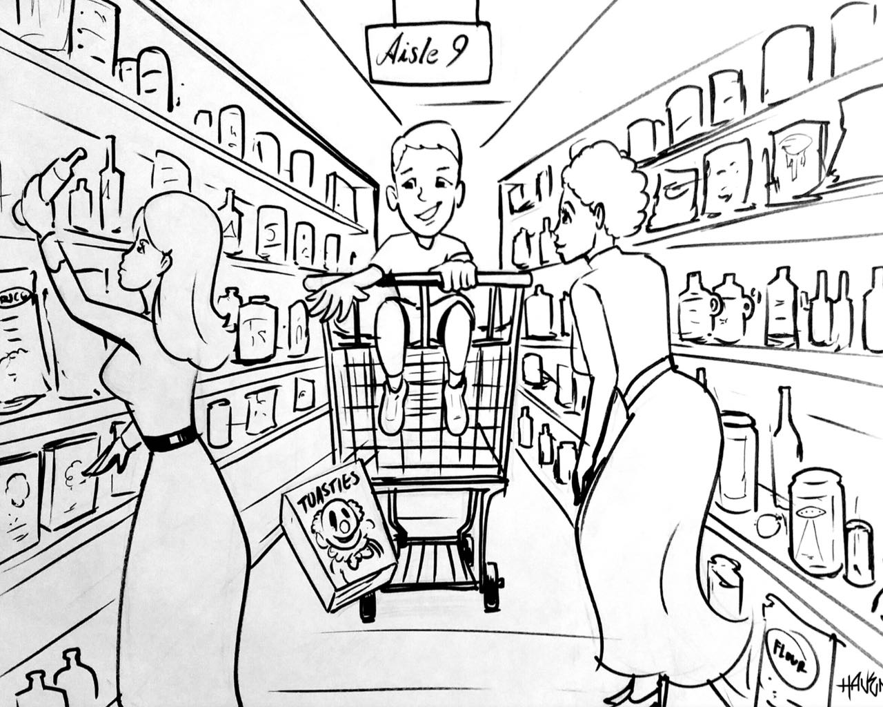 Should Toddlers Sit In Grocery Carts?